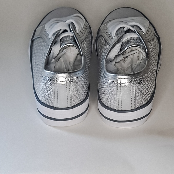 💖NEW💖Unisex Sequence Double Platinum Sneakers - Picture 6 of 7